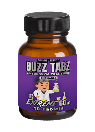 Bumble Bee Buzz Tabz Extreme (5/10/20 unidades) - Masticables de 60 mg de 7-OH 