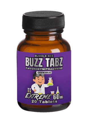 Bumble Bee Buzz Tabz Extreme (5/10/20 unidades) - Masticables de 60 mg de 7-OH 