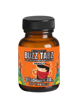 Bumble Bee Buzz Tabz Platinum 40mg - 7-OH Chewable Tablets