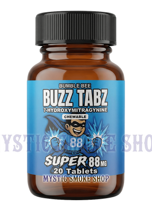 Bumble Bee Buzz Tabz Super 88 mg - Tabletas masticables de 7-OH (5/10/20 unidades) 